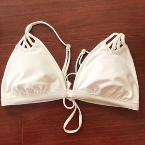 White bikini top